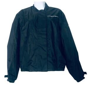 FIELDSHEER Women's SZ 10 Motorcycle Jacket Black Zip Front